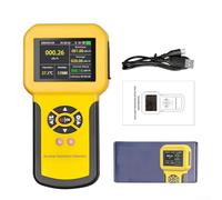 Rilevatore di radiazioni nucleari ricaricabili con rilevamento gamma Beta X-for Ray, display LCD da 2,5", allarme dosaggio, per µSv/h per unità CPM mR/h, alimentazione tipo C