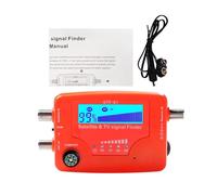 Rilevatore di Satelliti, Rilevatore di segnale satellitare e TV 2 in 1, misuratore di potenza del segnale antenna TV portatile, misuratore di segnale con bussola, allarme e cicalino