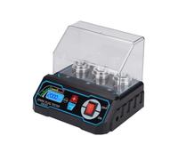 Rilevatore di scintille regolabile per tester bobina di accensione 12V con design a 3 fori, display LCD, condizioni del motore simulato - nero