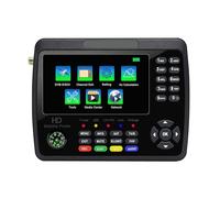 Rilevatore di segnale satellitare Display da 4,3 pollici ad alta definizione DVB-S2X/S2/S/T2 Misuratore di segnale via cavo digitale Per la risoluzione dei problemi(V10 MAX)