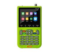Rilevatore Di Segnale Satellitare DVB-S/S2/S2X Digitale 1080P HD H.264 Misuratore Satellitare DVB-S2 Rilevatore Satellitare Satfinder Facile Da Usare(Green)