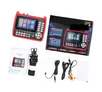 Rilevatore di segnale satellitare, ST-5150 4,3 pollici DVB-S2/T2/C HD Rilevatore di segnale TV satellitare Misuratore di segnale digitale portatile Rilevatore satellitare H.265 HEVC MPEG-4