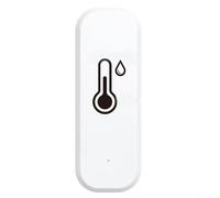 Rilevatore di temperatura e umidità interna compatibile con app Tuya con sensore wireless WiFi per il monitoraggio dell'ambiente in tempo reale e il controllo dell'automazione (A)