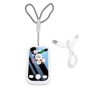 Rilevatore di termini di qualità dell'aria digitale portatile Display LCD Rilevamento PM2.5 PM10 PM1.0 Umidità per viaggi domestici Alta precisione (Bianco)