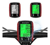 Rilevatore di velocità multifunzione per ciclismo, con display LCD di accensione automatica, per monitoraggio della distanza e della velocità, accessorio essenziale per la guida, vari stili