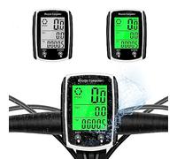 Rilevatore di velocità multifunzione per ciclismo, con display LCD di accensione automatica, per monitoraggio della distanza e della velocità, accessorio essenziale per la guida, vari stili