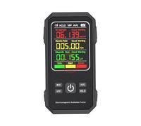 Rilevatore digitale di radiazioni elettromagnetiche, misuratore intensità del campo elettrico, dispositivo rilevamento della forza magnetico, EMF(Black)