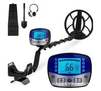 Rilevatore d'oro sotterraneo, T11 Rilevatore di metalli sotterraneo professionale impermeabile, rilevatore di metalli portatile,per la caccia al tesoro sotterraneo(T11+A+B+C)