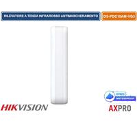 RILEVATORE FILARE PIR AM FINO A 10M IP65 E 32 ZONE CON LENTE TENDA ANTI MASCHERA