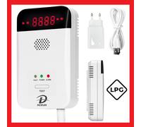 rilevatore fughe di GAS GPL metano propano butano sensore allarme perdite LPG