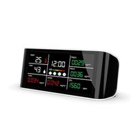 Rilevatore Gas, DM69-WIFI Rilevatore di qualità CO2 PM2.5/10/HCHO Tester for sensori di gas Temperatura Umidità 2 in 1