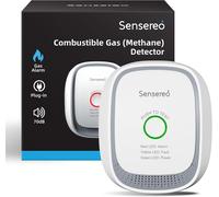 Rilevatore Gas Metano Plug-In , Allarme 70Db Con LED E Auto-Test, Sensore Alta S