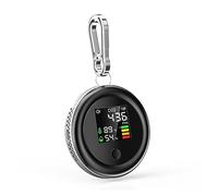 Rilevatore Gas, Rilevatore di anidride carbonica leggero 3 in 1 Monitor della qualità dell'aria Analizzatore di umidità della temperatura dell'aria for il misuratore digitale di CO2 Home(Black Color)
