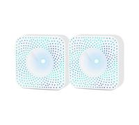 Rilevatore Gas Tuya WiFi Smart Air Box Rilevatore Monitor Della Qualità Aria Governante PM2.5/Formaldeide/COV/CO2/Rilevatore Di Temperatura/Umidità(2PCS)
