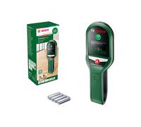 Bosch rilevatore UniversalDetect (display con guida passo-passo per un facile utilizzo, rilevatore cavi e sottostrutture in legno, in cartone)