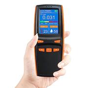 Rilevatore misuratore di ozono in tempo reale, analizzatore di ozono portatile con rilevamento di temperatura e umidità, misuratore di ozono con sensore intelligente portatile, schermo LCD da 2,8"