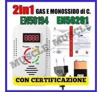 Rilevatore monossido Di Carbonio e Gas Metano 2in1 per STRUTTURE RICETTIVE