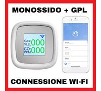 Rilevatore monossido di carbonio + Gas Gpl Metano 2in1 Allarme case vacanza B&B