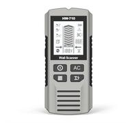 Rilevatore multifunzionale portatile per metallo e parete, 5 in 1, elettronico, per legno, metallo e perni, 2025, rilevatore da parete aggiornato, scanner portatile per fili, tubi e alimentazione per