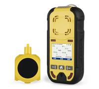 Rilevatore multigas 4 in 1 O2 H2S CO LEL con display LCD, allarmi visivi, acustici e a vibrazione, analizzatore di perdite di gas combustibili Interno/esterno(O2)