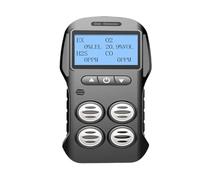 Rilevatore multigas Misuratore di gas O2 H2S CO LEL 4 in 1 Ossigeno Idrogeno solforato Monossido di carbonio Rilevatore di perdite di gas combustibili Tester per perdite di gas(Gas Detector)