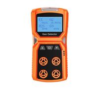 Rilevatore multigas Misuratore di gas O2 H2S CO LEL 4 in 1 Rilevatore di perdite di gas combustibili di monossido di carbonio di ossidrico solfuro Ampie applicazioni(Gas Detector)