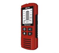 Rilevatore palmare a perno 174 mm design compatto per fai da te (rosso) | Schermo LCD grafico, mostra la profondità della forza del segnale, indicatore del punto centrale, risultati di facile lettura