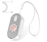 Rilevatore per fotocamera nascosta, 5,2 x 2,5 cm, USB-C 3 modalità 3 in 1, con allarme di vibrazione e torcia a LED, per rilevare telecamere nascoste, anti-spionaggio (bianco)
