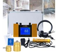 Rilevatore Perdite Acqua Ultrasonico con Cuffie e Sensori Interni/Esterni, 4 Livelli Frequenza 200-3000Hz, Geofono Professionale per Tubazioni Sotterranee, Impianti Idraulici