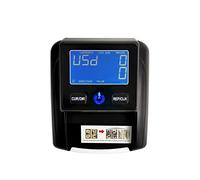 Rilevatore portatile di banconote false in euro e dollari USA, macchina conta-soldi contraffatti, identificazione rapida di denaro contante con display LED Durata(Blue 0.8mm)