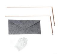 Rilevatore portatile in ottone 99 9 Rame Rod per il rilevamento di metalli adatto per la fonte d'acqua e la posizione delle vene minerali (E)