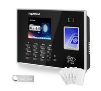 Rilevatore presenze, HapAttend Italiano timbracartellini dipendenti con impronte digitali e 5 badge RFID, H2 timbratrice presenze dipendenti Checking-in registratore orologio tempo per piccole imprese