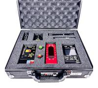 Rilevatore Professionale di Radiofrequenza GSM-GPS-WIFI-BLUETOOTH Telecamere Nascoste kit valigia bonifica ambientale con analizzatore di spettro per la Sicurezza della Privacy (king Spy Detector One)