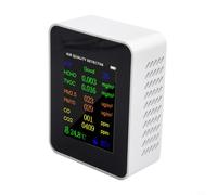 Rilevatore Qualità 10in1 PM2.5 HCHO TFT Rilevatore Qualità 10in1 | Display TFT , indicazioni visive immediate, livelli qualità codificati per facile lettura