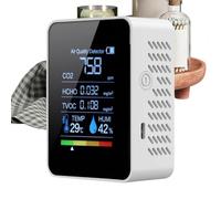 Rilevatore Qualità Aria - Rilevatore Controllo Aria - Monitor Portatile Con Display Chiaro Per Rilevazione Di Sicurezza In Camera Da Letto E Tendone Di Coltivazione