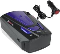 Rilevatore radar GPS V7 per auto, rilevatori radar, velocità messaggio vocale, sistema di allarme velocità veicolo, display a led, modalità città/autostrada, rilevamento auto a 360 gradi