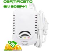 RILEVATORE GAS METANO E GPL CON CAVO 220 VOLT GBC