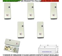 Rilevatore Scasso Furto Adesivo Antifurto Pareti 5 Pezzi Regolazione Meccanica