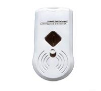 Rilevatore sismico a onda P, sensore di vibrazione precoce, allarme forte, per la sicurezza di casa e ufficio, unità ABS compatta bianca