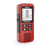 Rilevatore Tubi e Cavi Elettrici 5 in 1, Metal Detector da Parete con Display LCD e Allarme Acustico, Scanner per Rilevare Legno, Metallo e Rilevatore Perdite Acqua Tubi