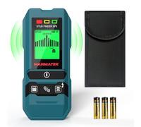 Rilevatore Tubi e Cavi Elettrici, HANMATEK Sensore Elettronico 6 In 1, Scanner da Parete, Rilevatore Tubi Metallici con Display LCD per Rilevare Legno, Cavi, Metalli Ferrosi/Metalli non Ferrosi