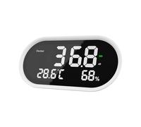 Rilevatori ambientali multifunzionali Misurano i livelli di rumore Umidità Temperatura Display a LED Home Essential Digital Decibel Meter