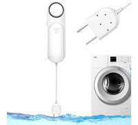 Rilevatori di perdite d'acqua per la casa, allarme sensore acqua - overflow pozzo,Sensore di rilevamento di perdite d'acqua regolabile 120 DB per lavanderia WC
