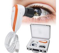 Rilevatori oculari, fotocamera per iridologia oculare da 5,0 MP per computer, fotocamera per analisi oculare, lente oculare diagnostica 30x 2560 * 1920 per optometristi