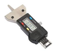 Rilevazione dei pneumatici 0-25 mm LCD Calibro di profondità del pneumatico digitale 0,01 mm Strumento di misurazione di controllo della striscia di cuscinetto 16 x 7 x 3 misuratori di profondità