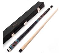 Riley Centurion-Stecca da Biliardo Americana, con Custodia Rigida, Set Unisex, Nero, 58" (147cm)