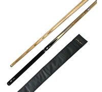 Riley Hd-400am, Stecca ASI Biliardo con Sistema WAC e Custodia Morbida, 145 cm con Punta da 9,5 mm Unisex, Cucchiaio Nero/Albero in Legno Naturale, 57" (145cm)