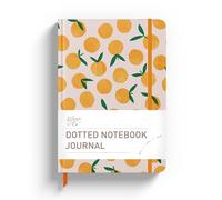 Rileys & Co Bullet Journal Puntinato per Scuola e Ufficio, Quaderno Puntinato A5 (20x15 cm) con 240 Pagine e Copertina Rigida, Journal Diary Motivazionale con Carta Avorio da 80 gr (Arance)