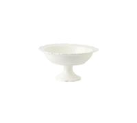 Rilievo domestico in ceramica retrò stile palazzo crema piatto piano in ceramica -9 pollici combinazione piatto di frutta bianco