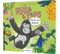 Rille & Pepe: Pflück die Banane!: Lustiges Mitmachbuch: Ein Tag im Dschungel
